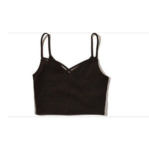 Black crop top